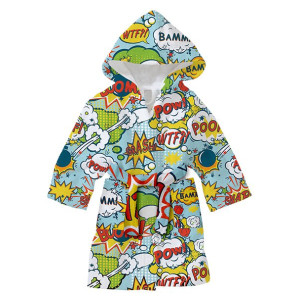 Детски халат за баня Комикси